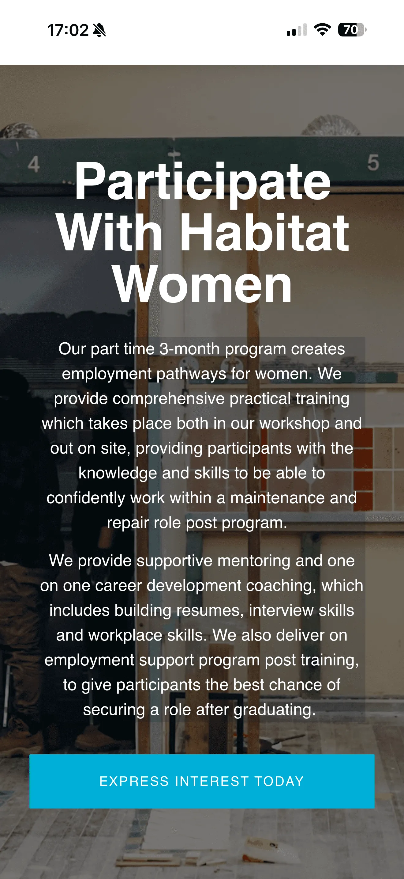 Participate With Habitat Women