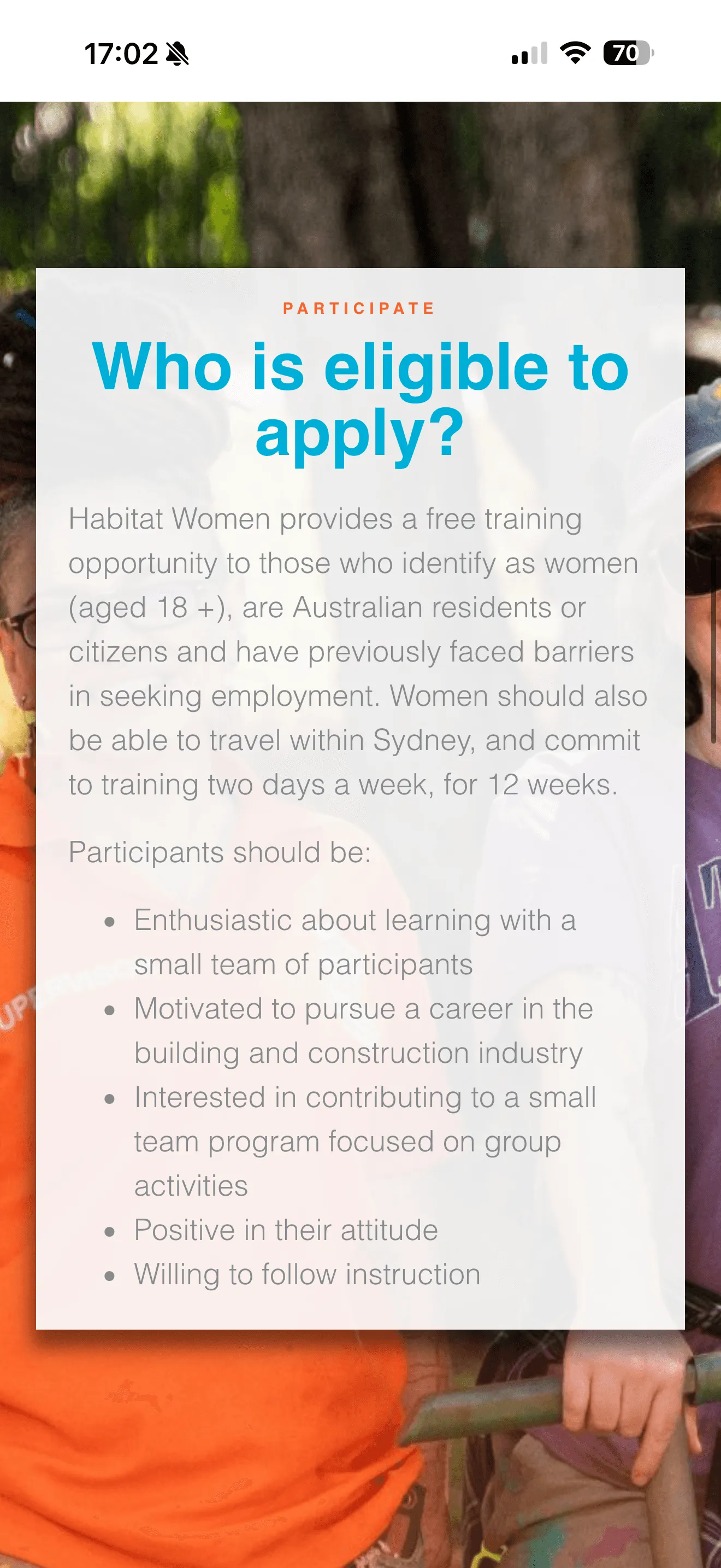 Who is eligible to apply?
