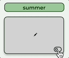 Toggling a term off and leaving a note on it